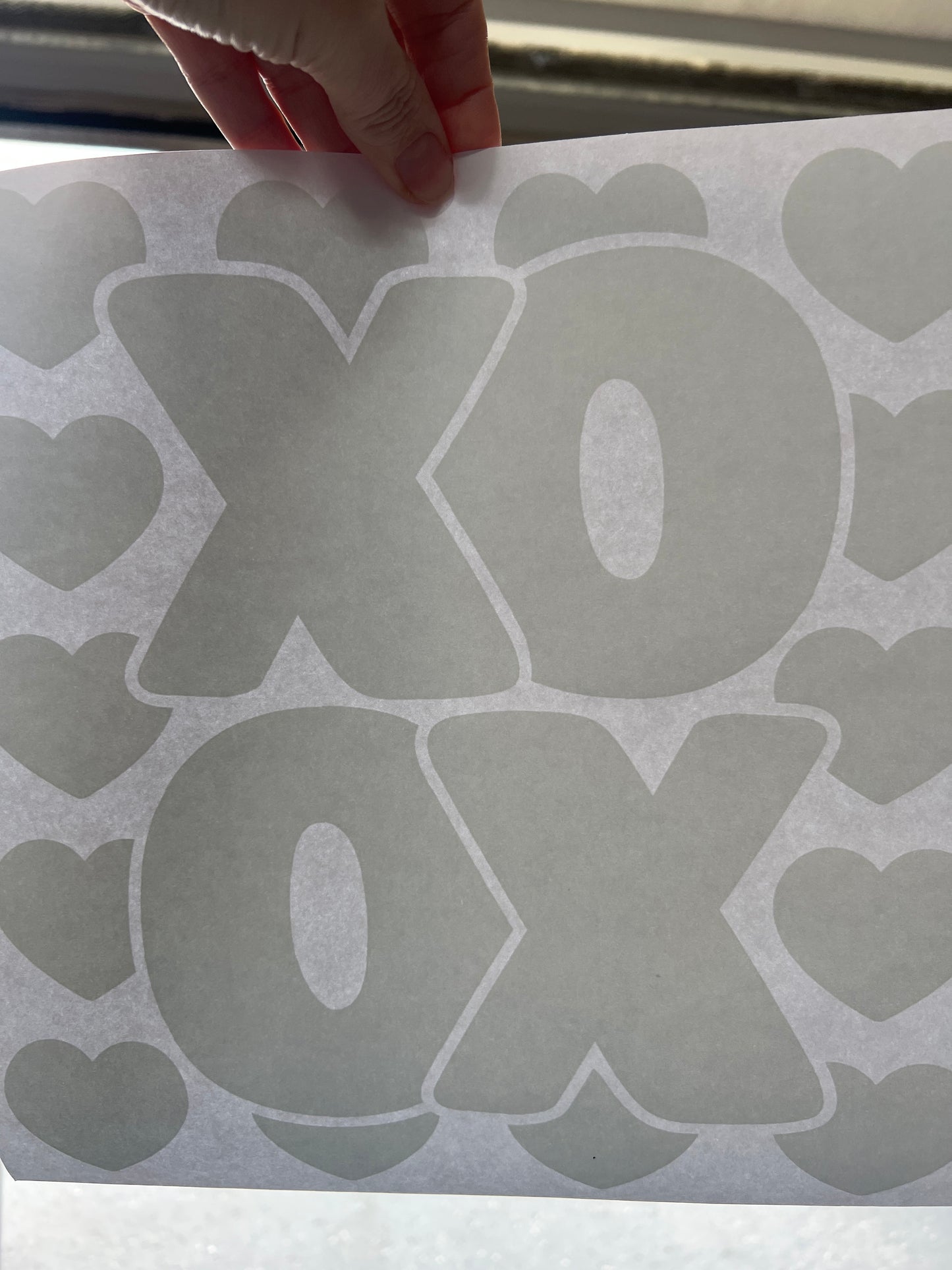 Xoxo (white writing)