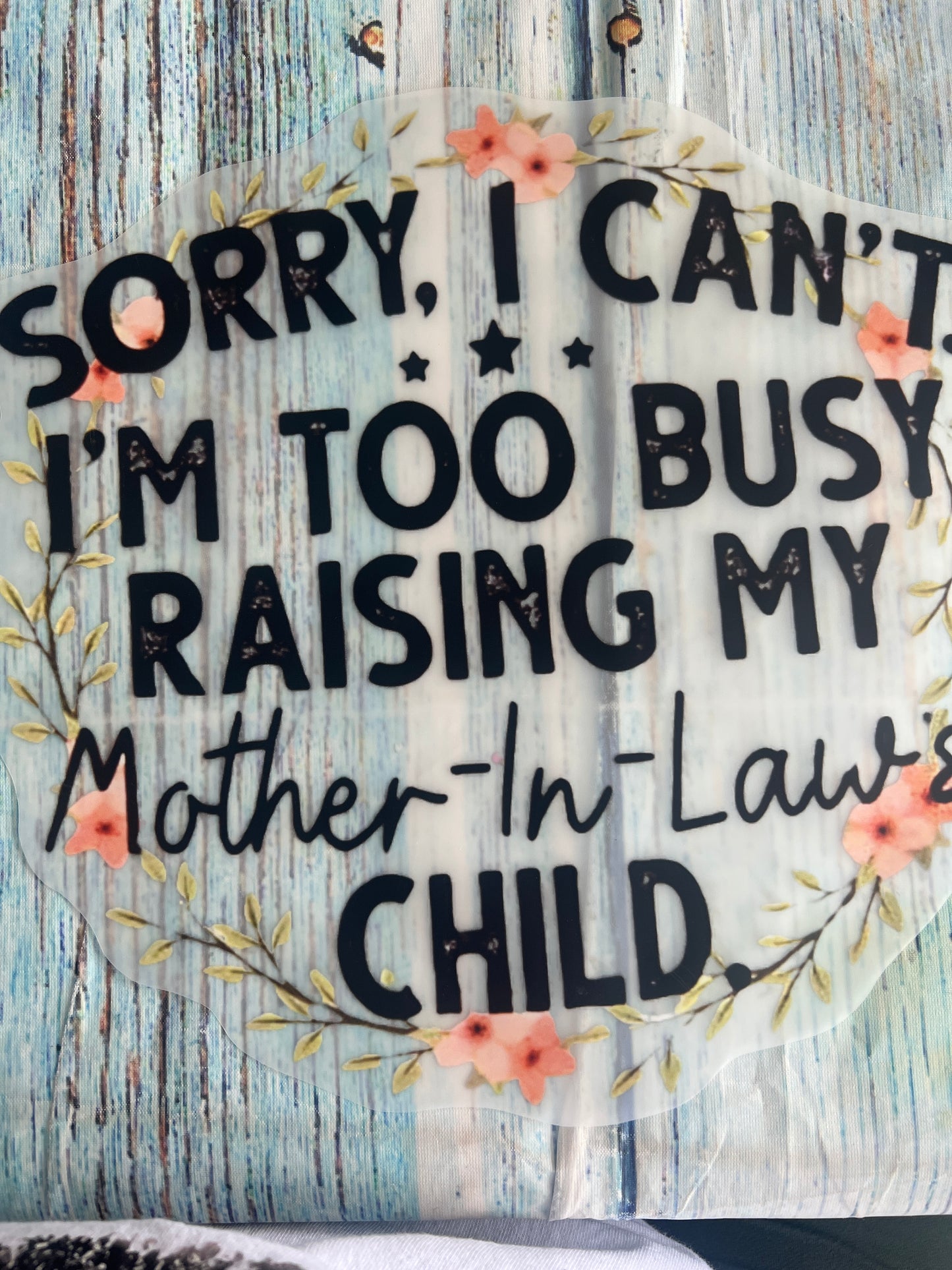 Sorry i cant im too busy raising my mother in law child