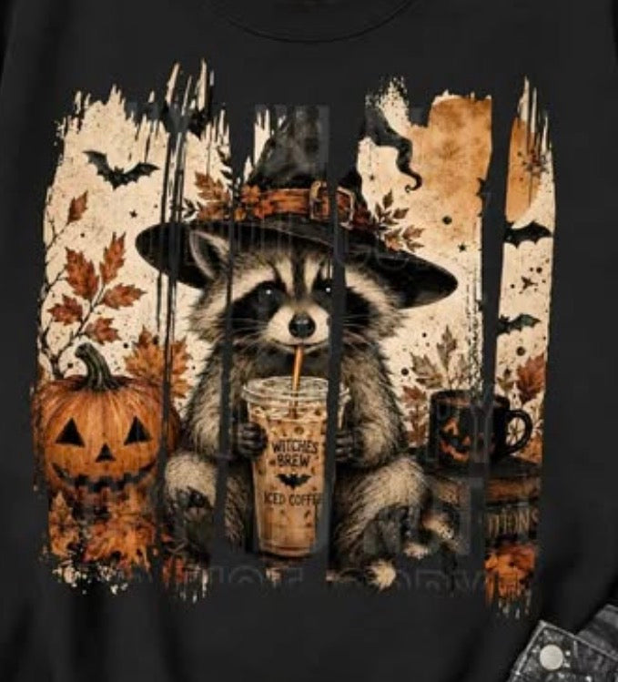 Witchy raccoon