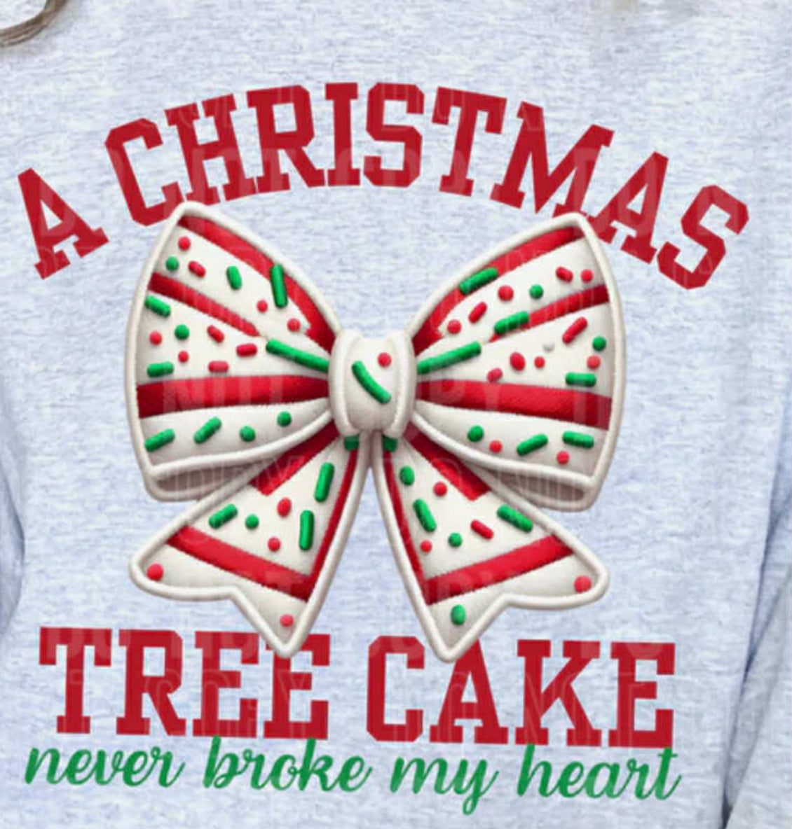 A Christmas tree cake never broke my heart