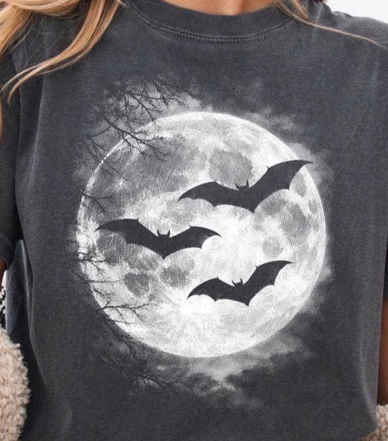 Bats and moon