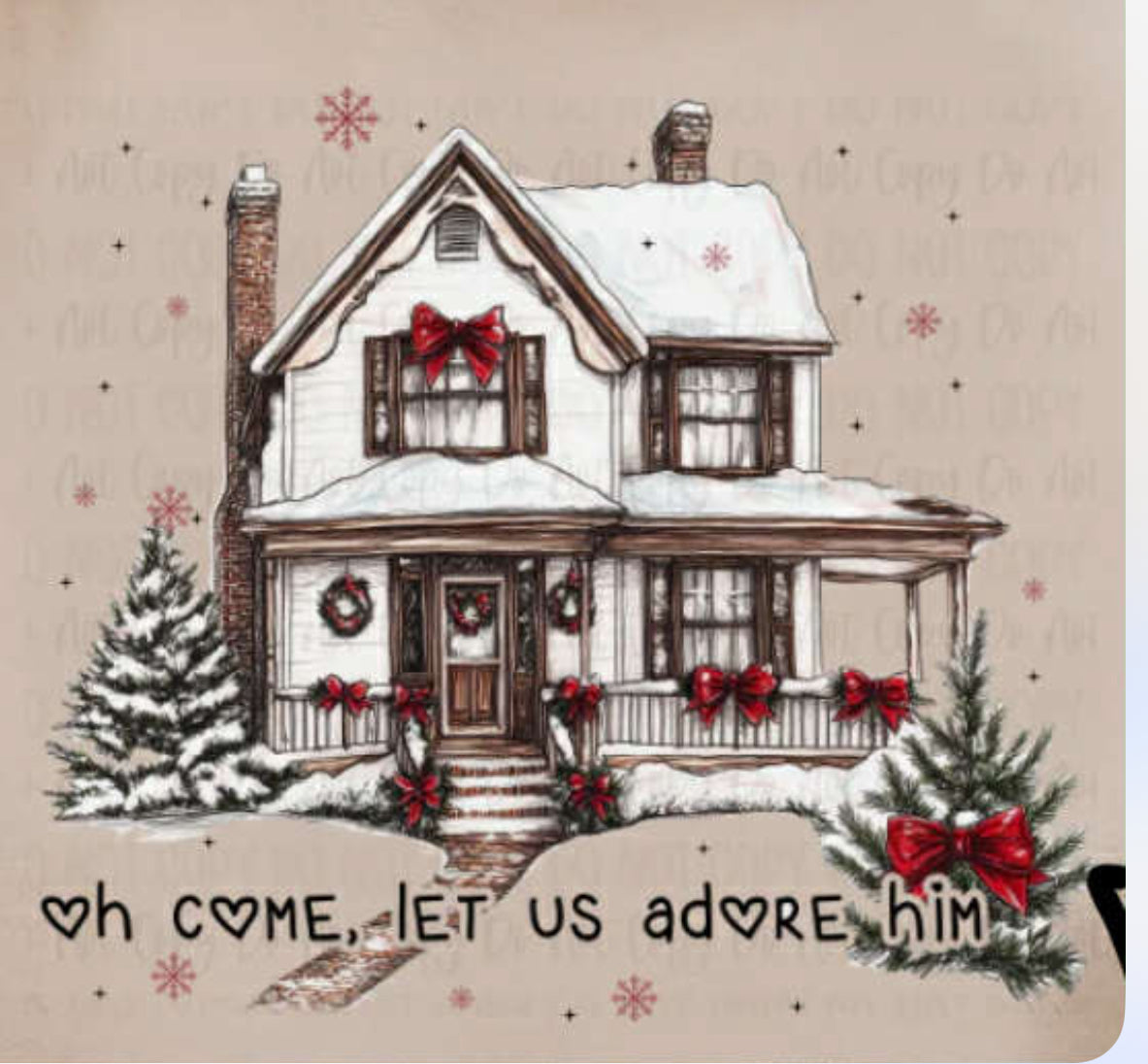 Oh come let us adore him