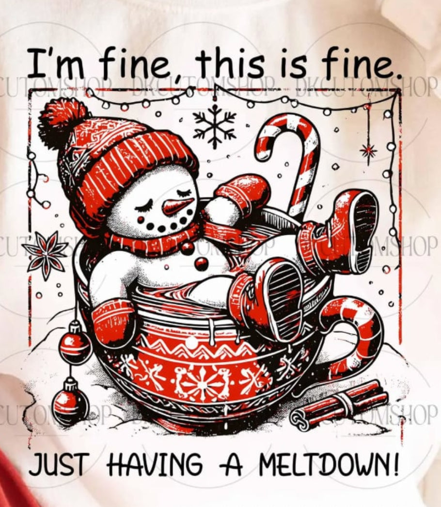 I’m fine this is fine. I’m having a meltdown