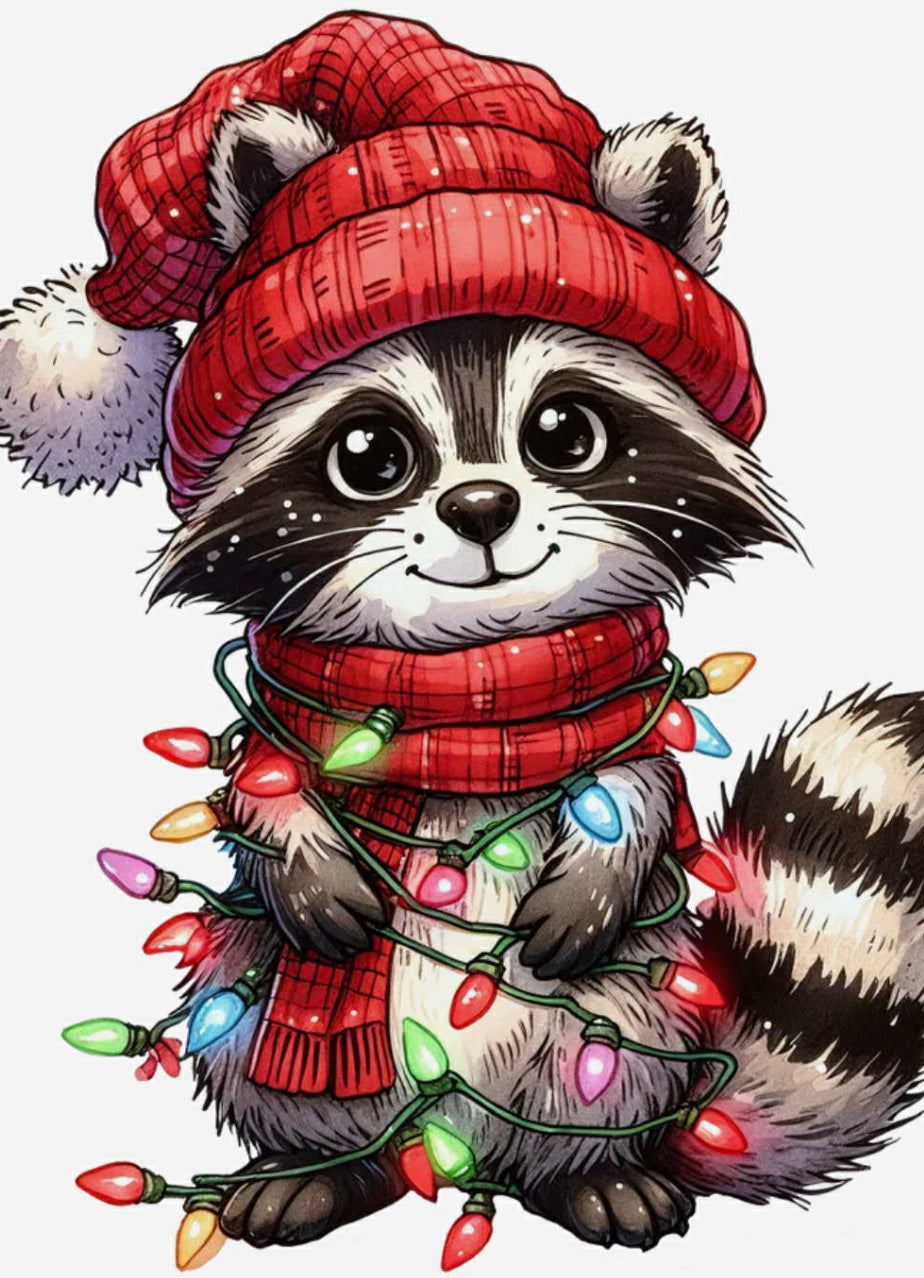 Raccoon Christmas