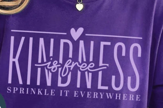 Kindness is free. Comes with pocket