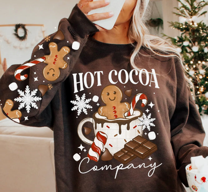 Hot cocoa company with sleeves