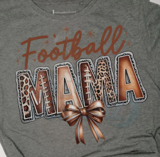 Football mama bow
