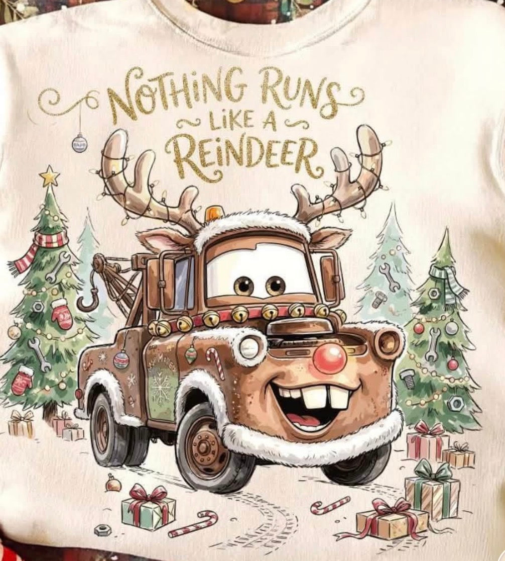 Nothing runs a reindeer