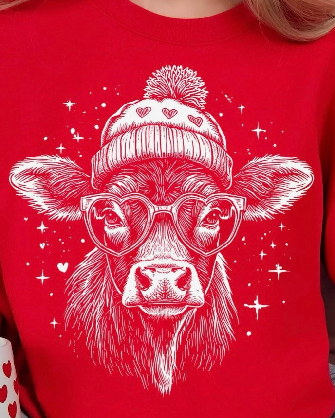 Valentine cow