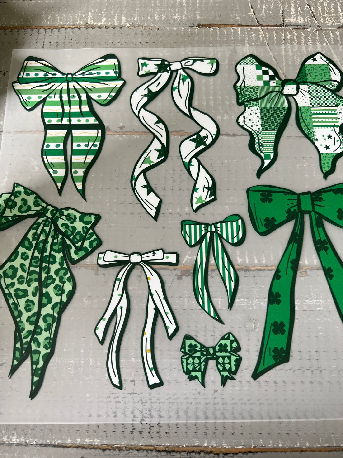 Green bows