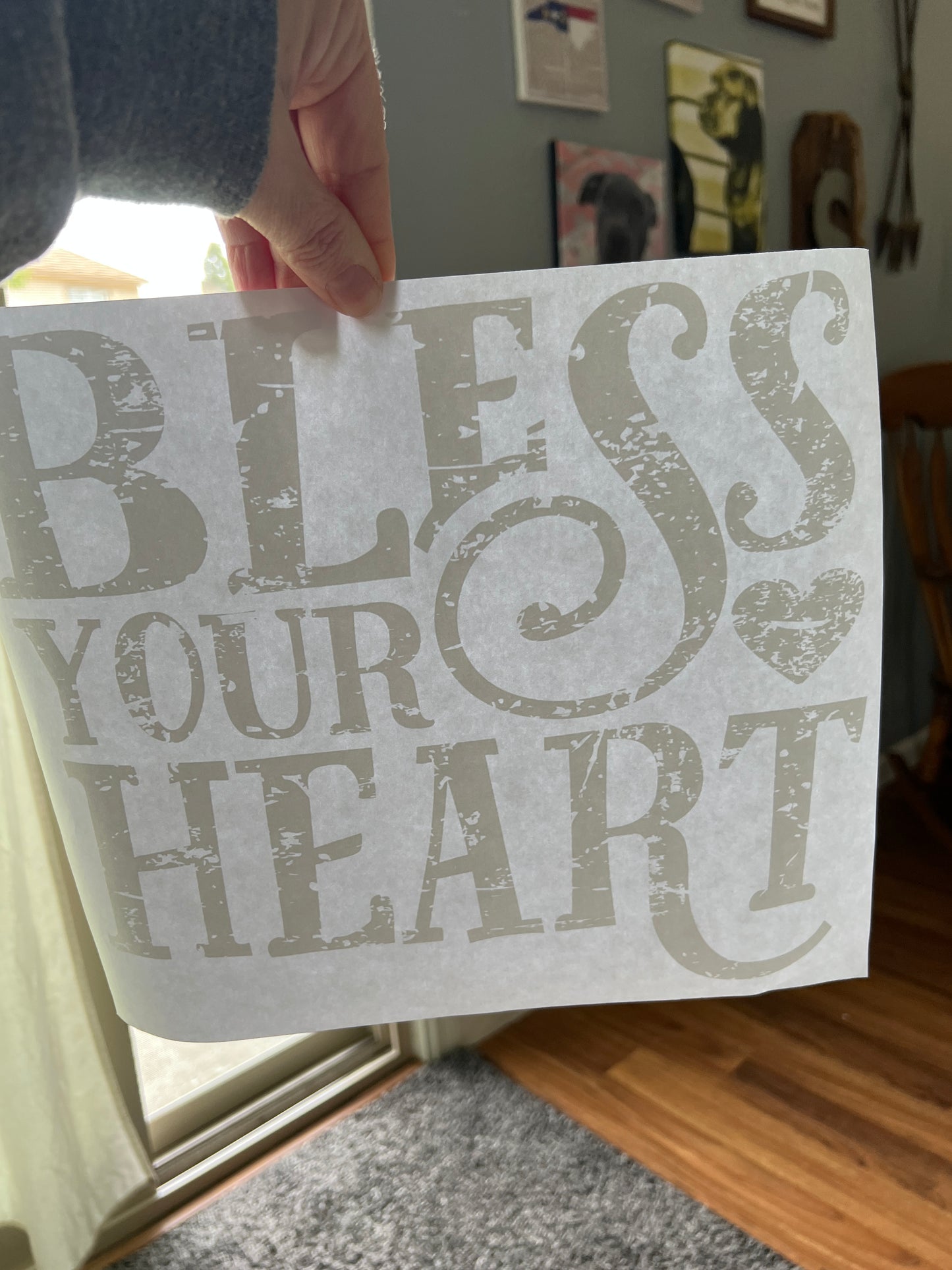 Bless your heart (white)