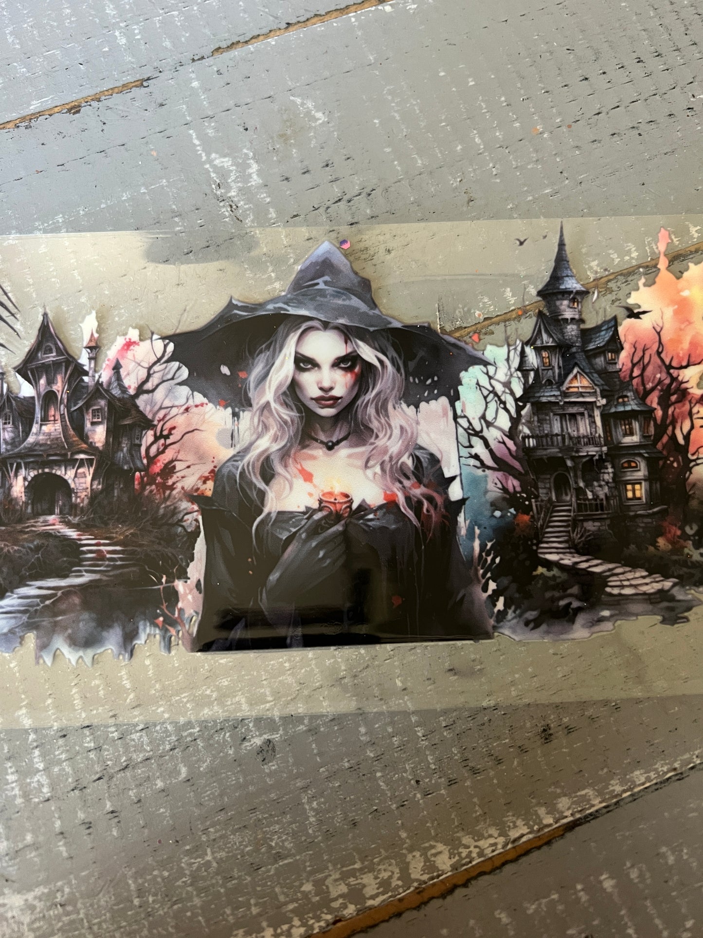 Witch and houses