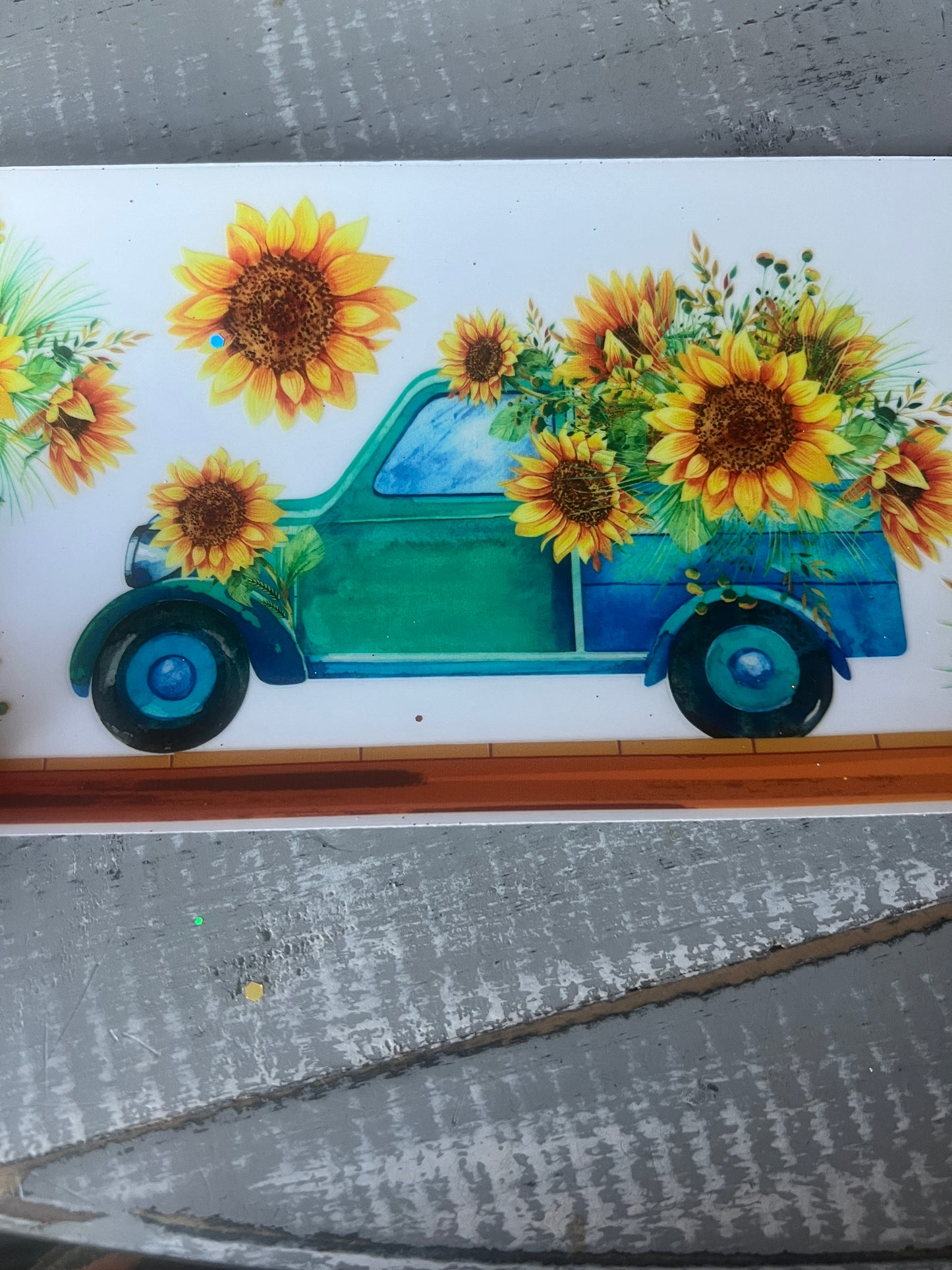 Sunflower truck