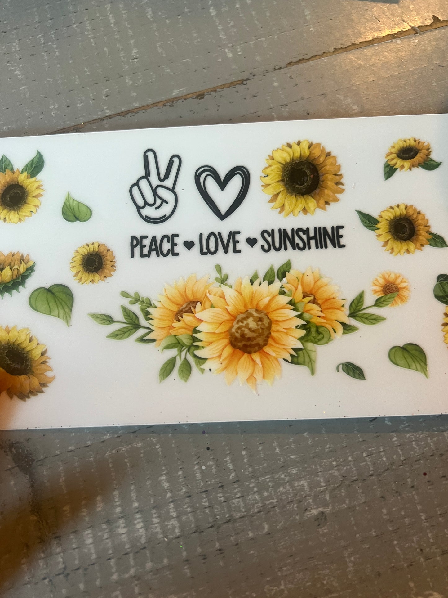 Peace love sunshine