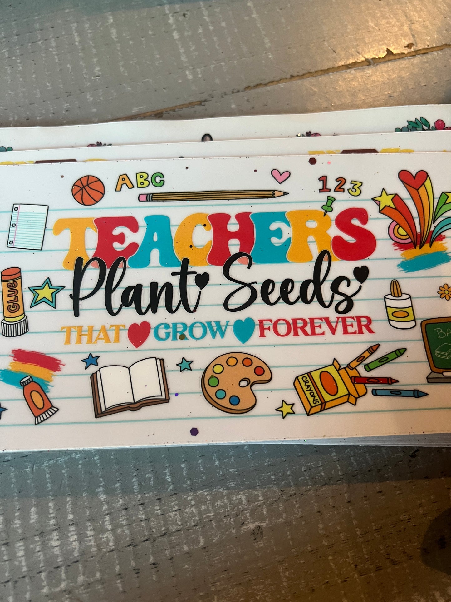 Teachers plant seeds