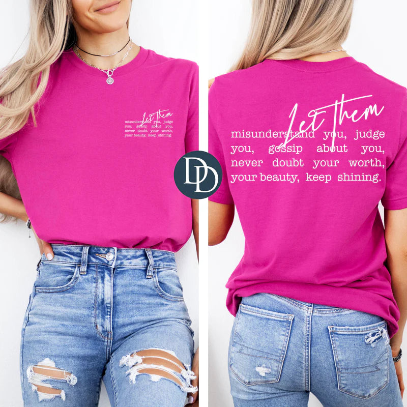 Let them. With pockets