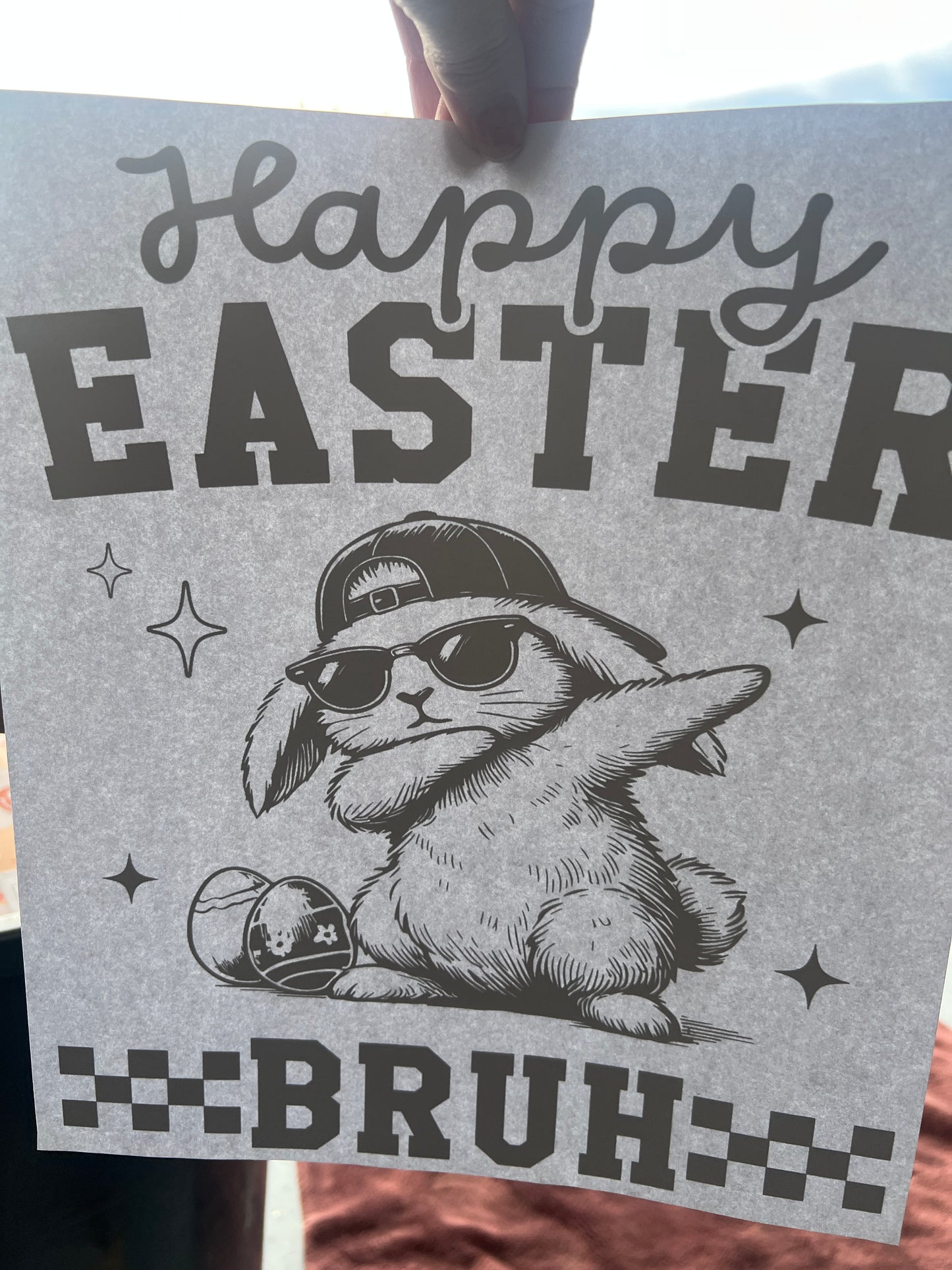 Happy Easter bruh (black )