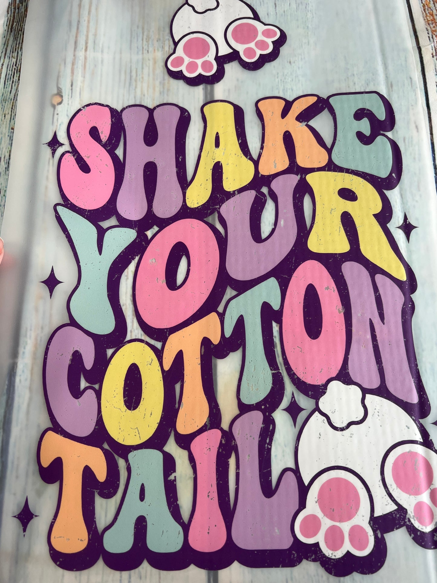 Shake your cotton tail with sleeve or pocket