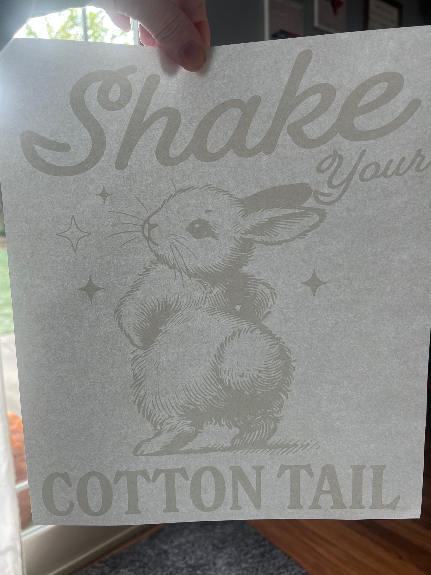 Shake your cotton tail (white)