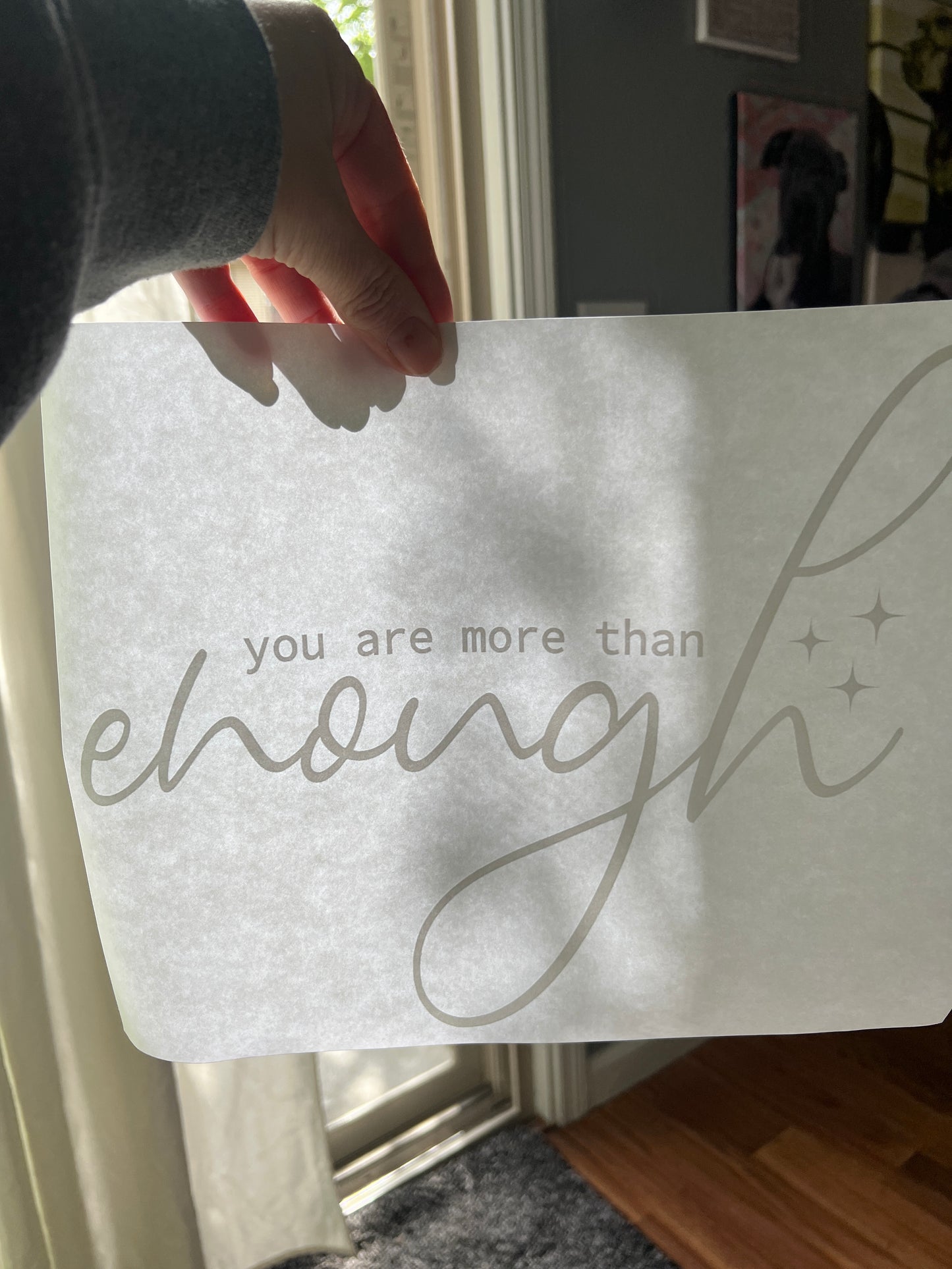 You are more than enough (white)