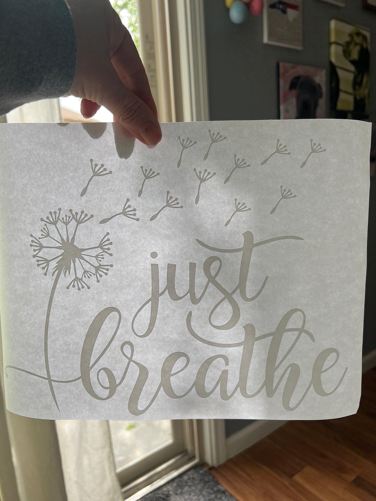 Just breathe (white)