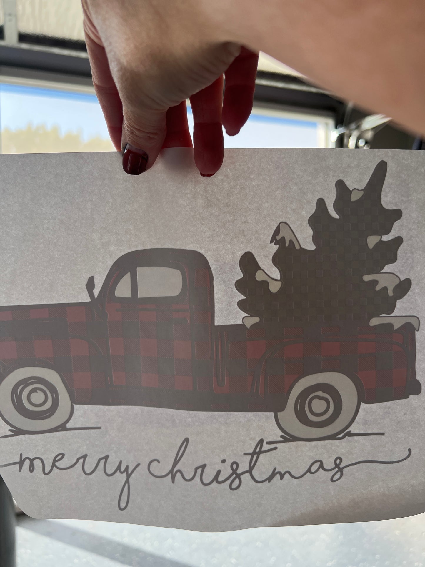 Merry Christmas truck