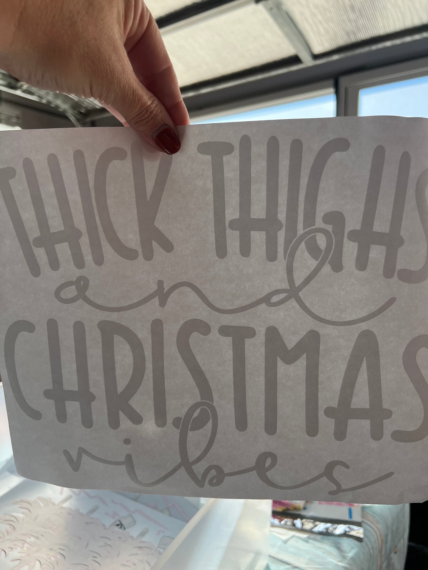 Thick thighs Christmas vibes