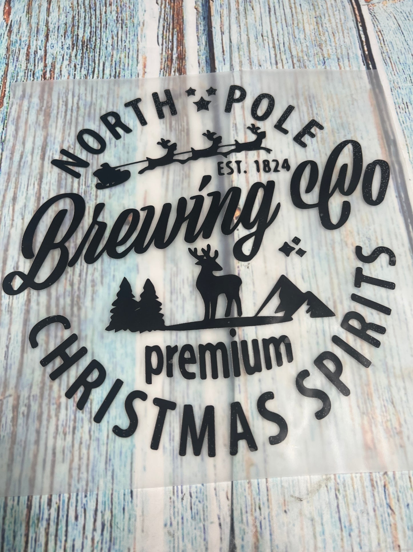 North Pole brewing Christmas spirits
