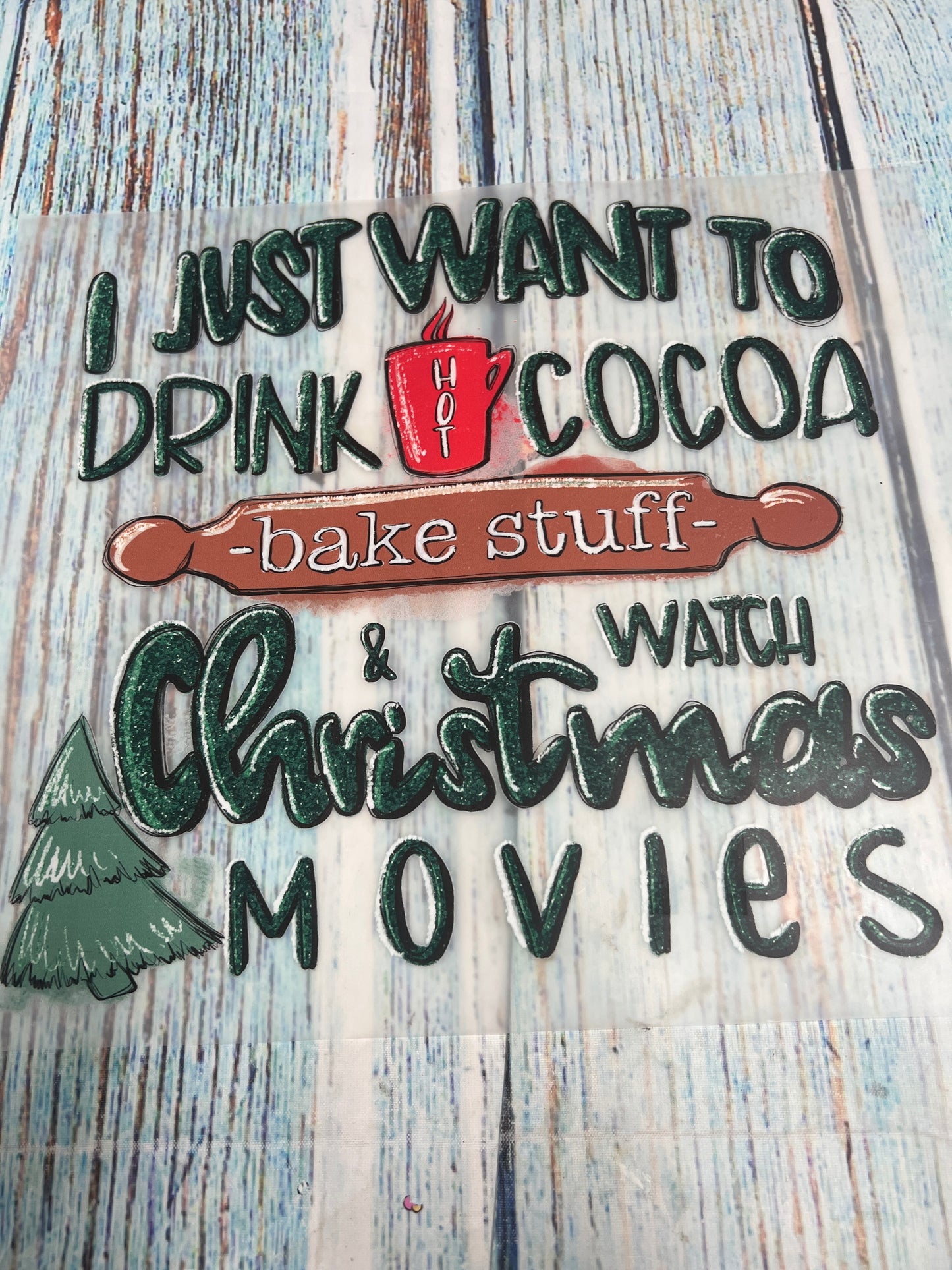 I just want to drink cocoa