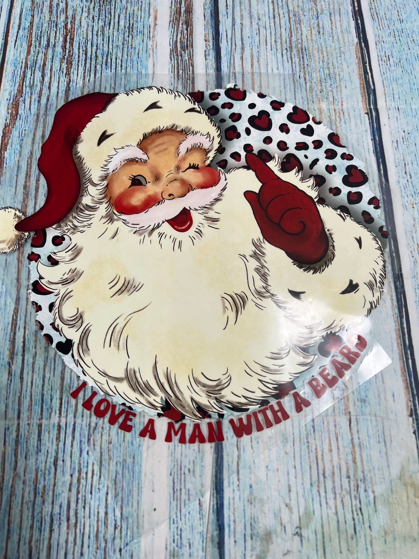 Santa i love a man with a beard