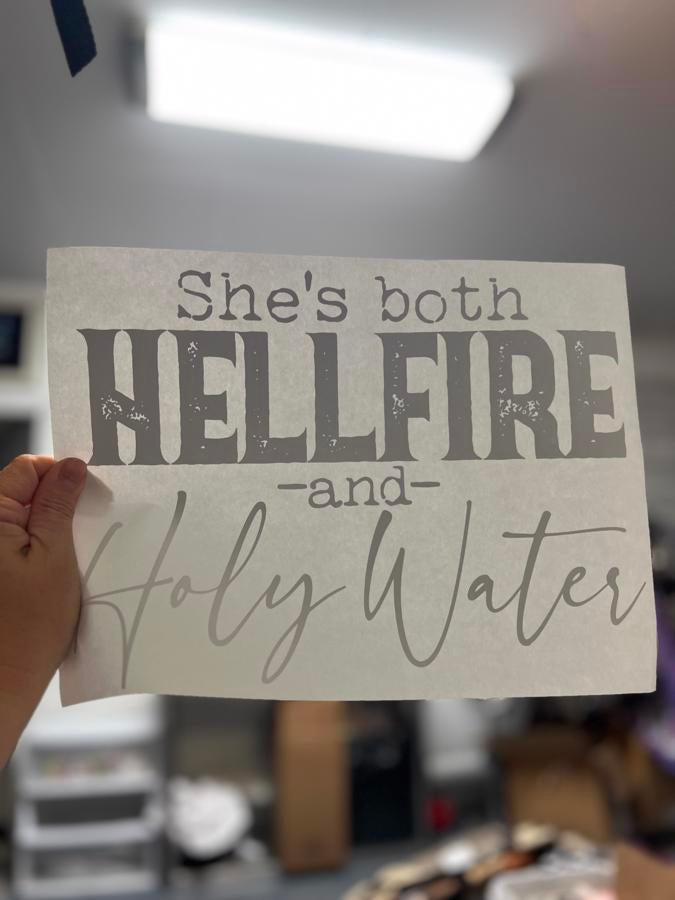 She’s hellfire and holy water