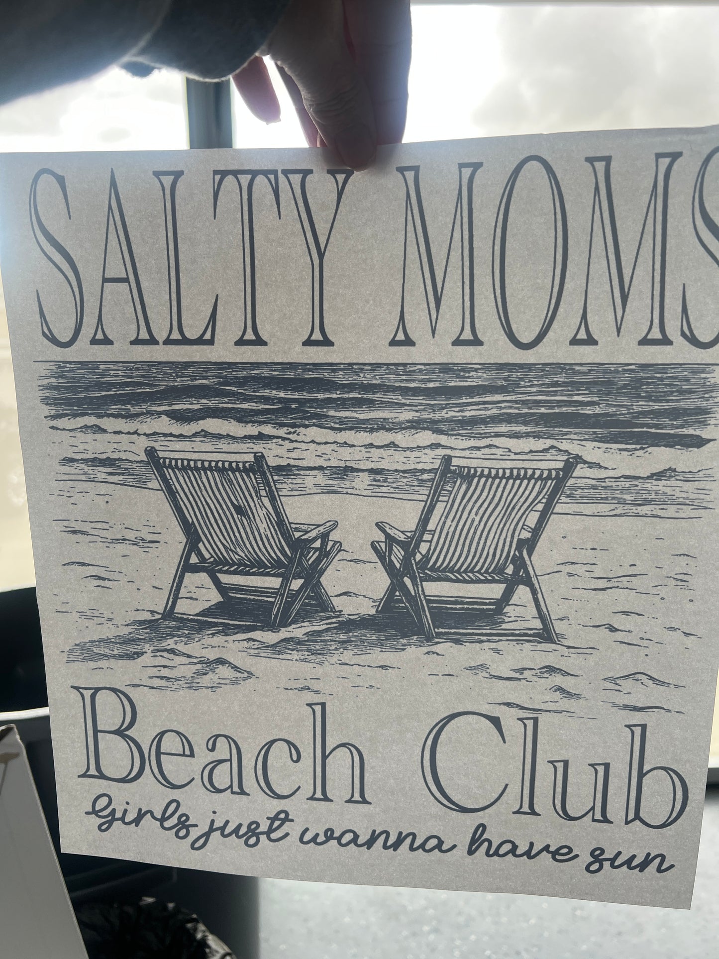 Salt moms beach club (blue)