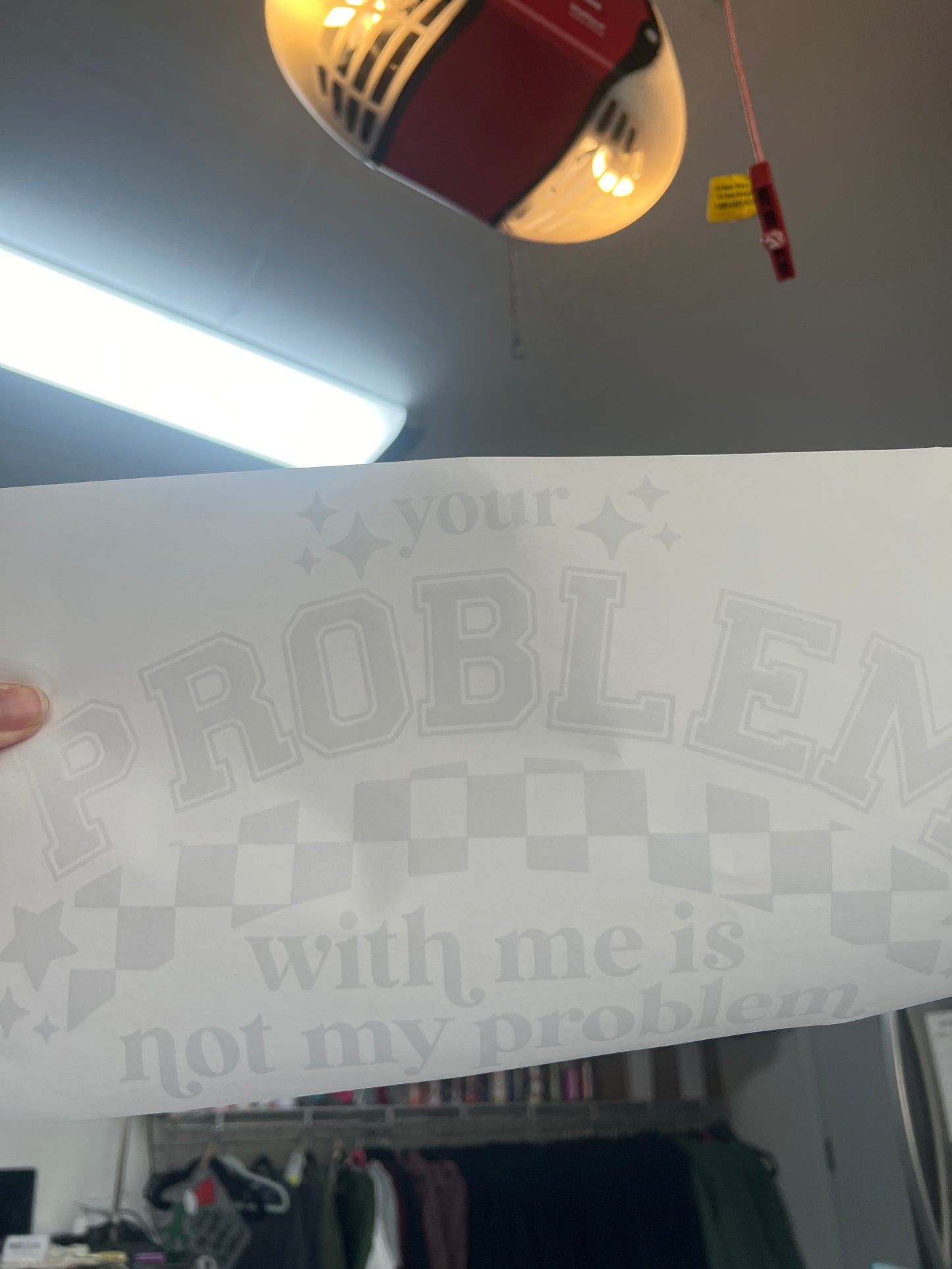 Your problem with me is not my problem