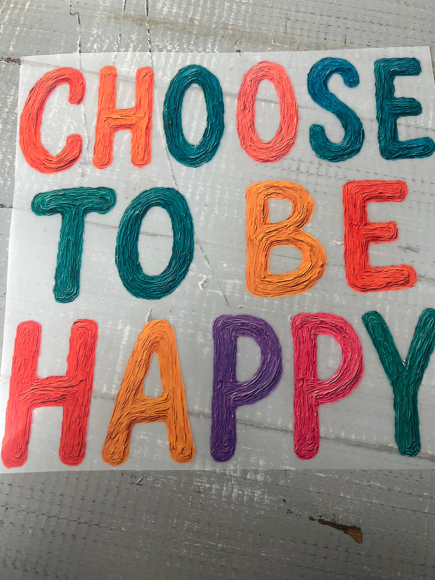 Choose to be happy