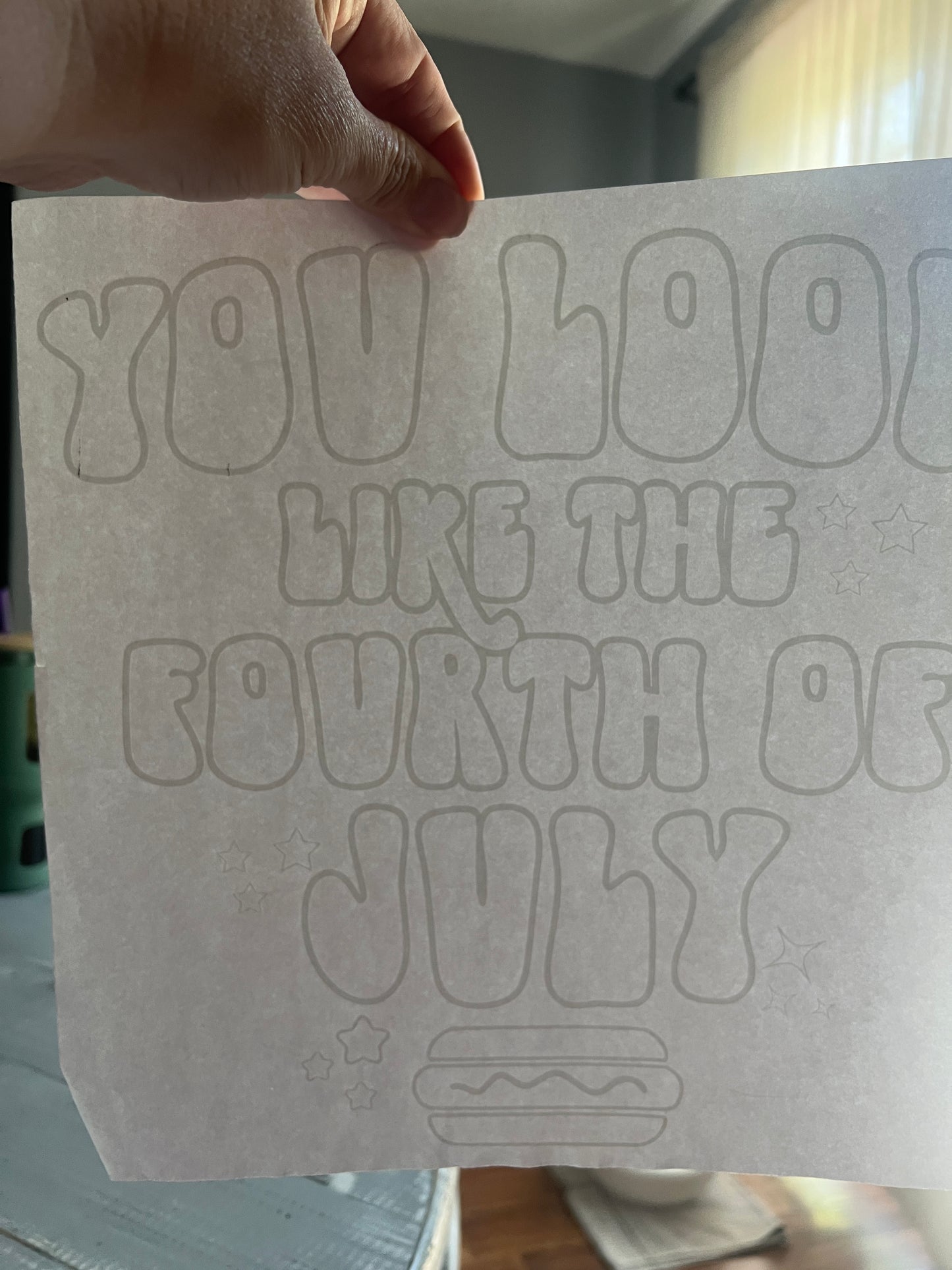 You look like the 4th of July (white)