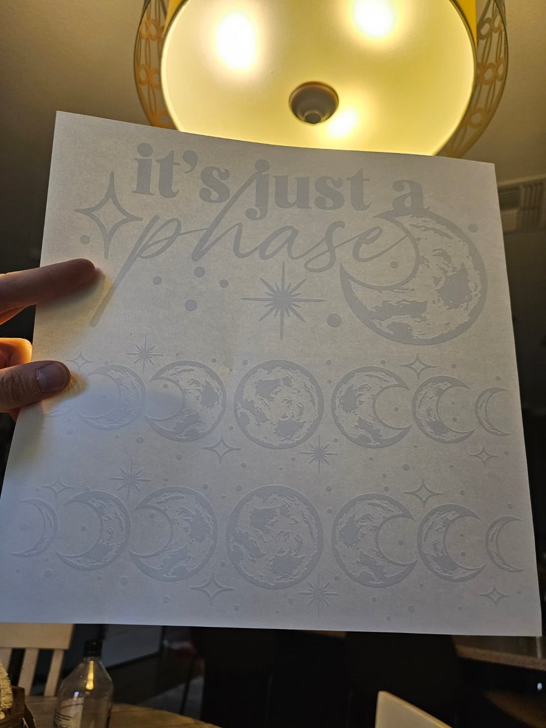 It’s just a phase. (Moons go on sleeve