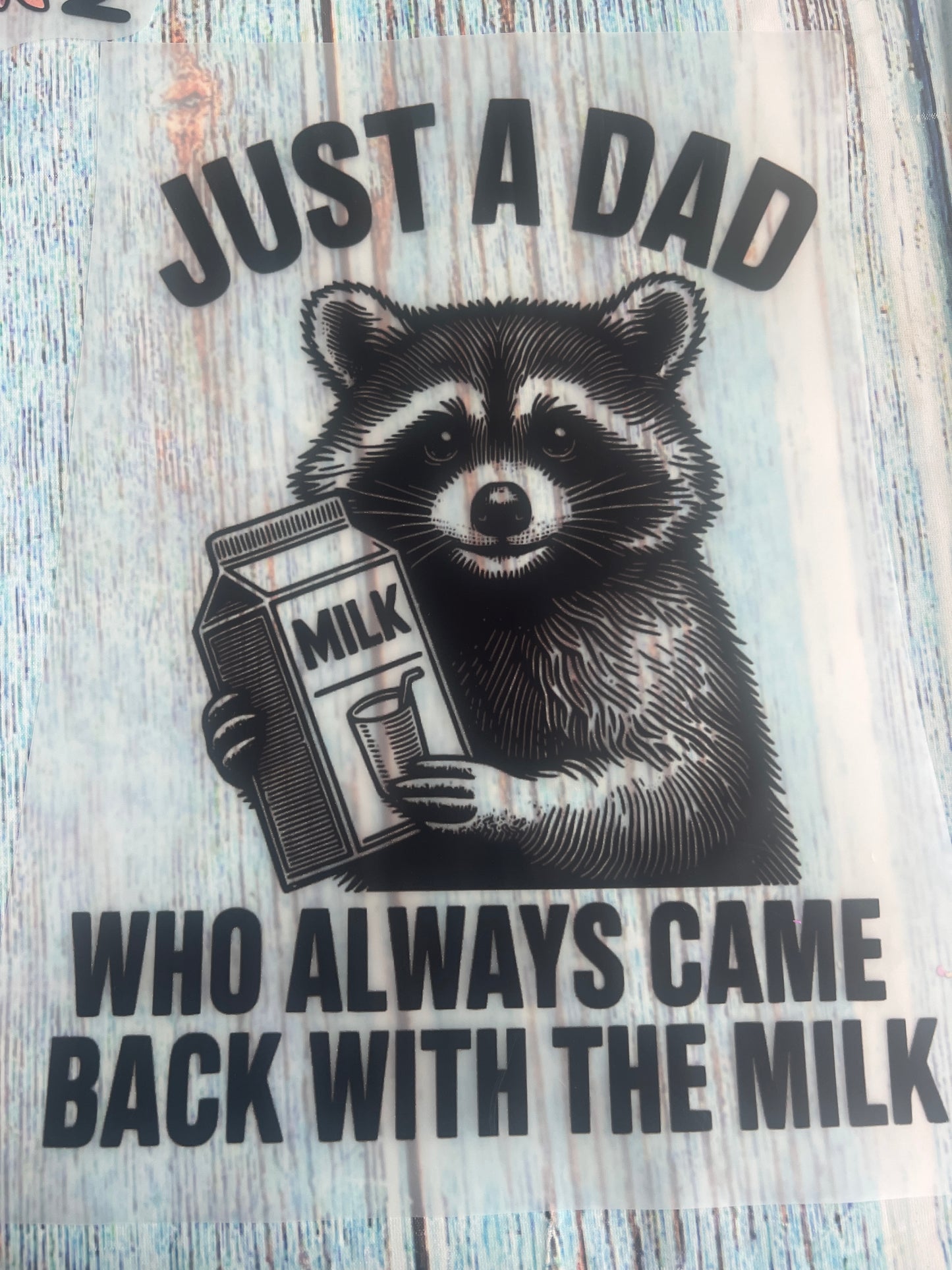 Just a dad who always came back with the milk