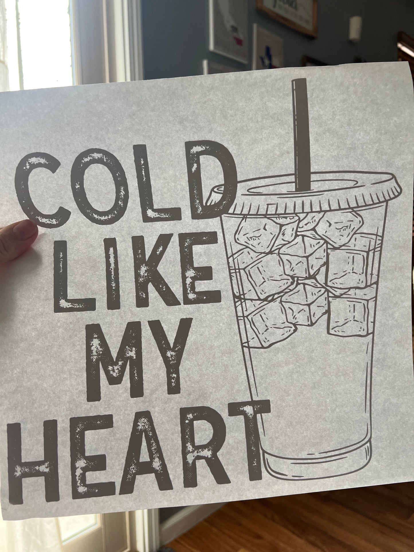 Cold like my heart (black)