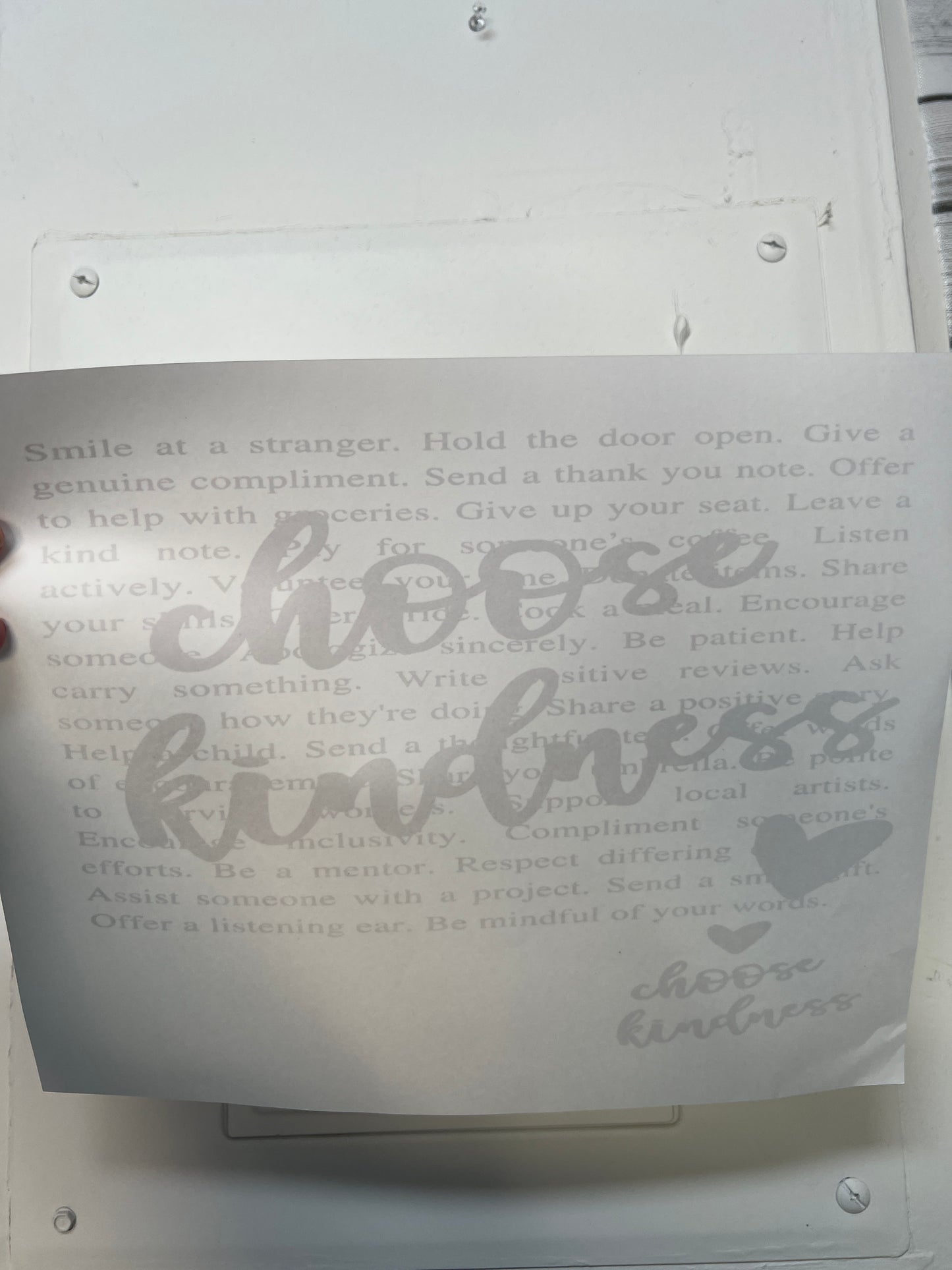 Choose kindness (black writing )
