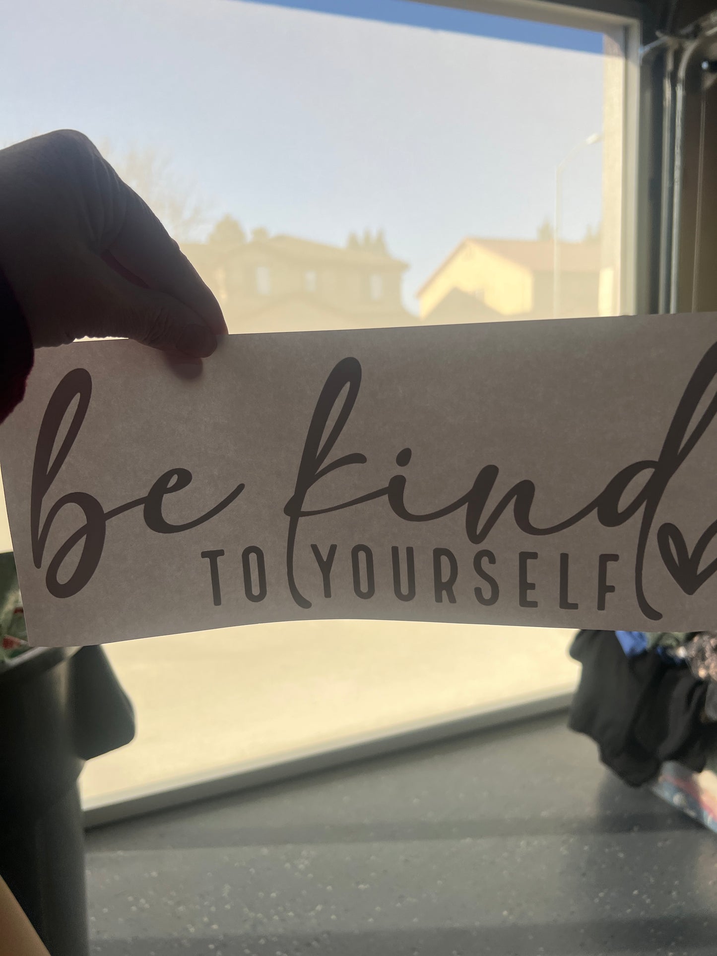 Be kind to yourself (black)