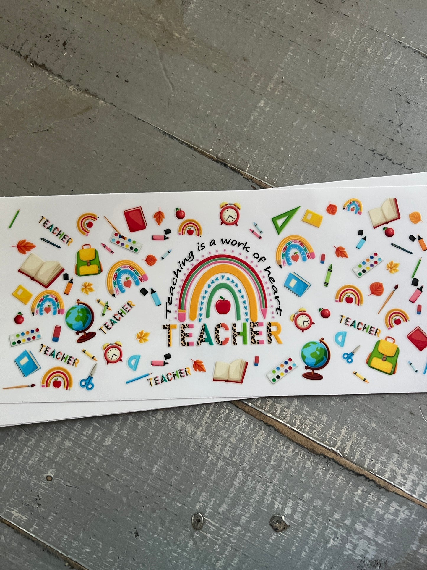 Rainbow teacher