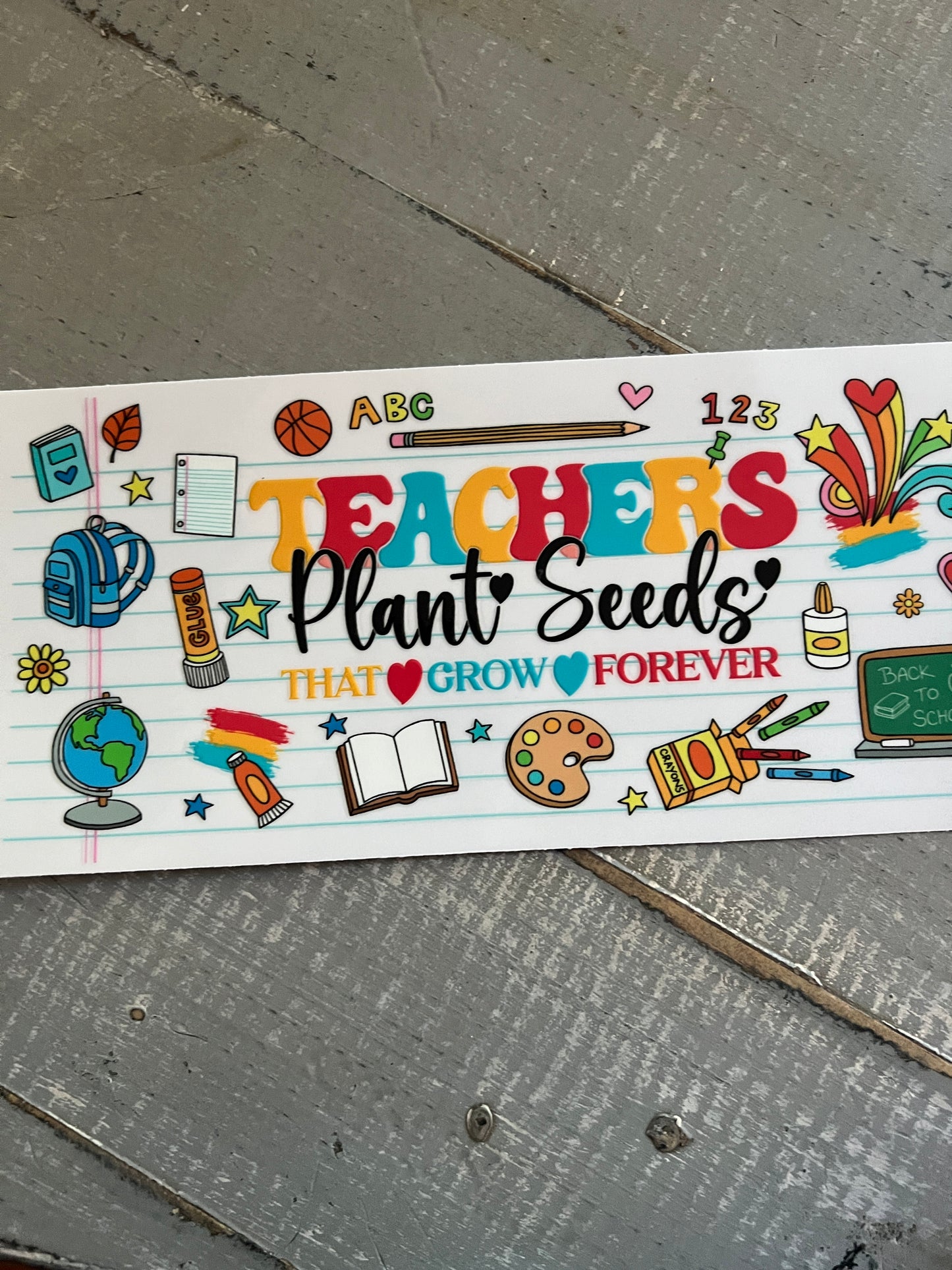 Teachers plant seeds