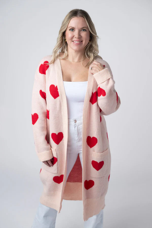 Heart cardigan