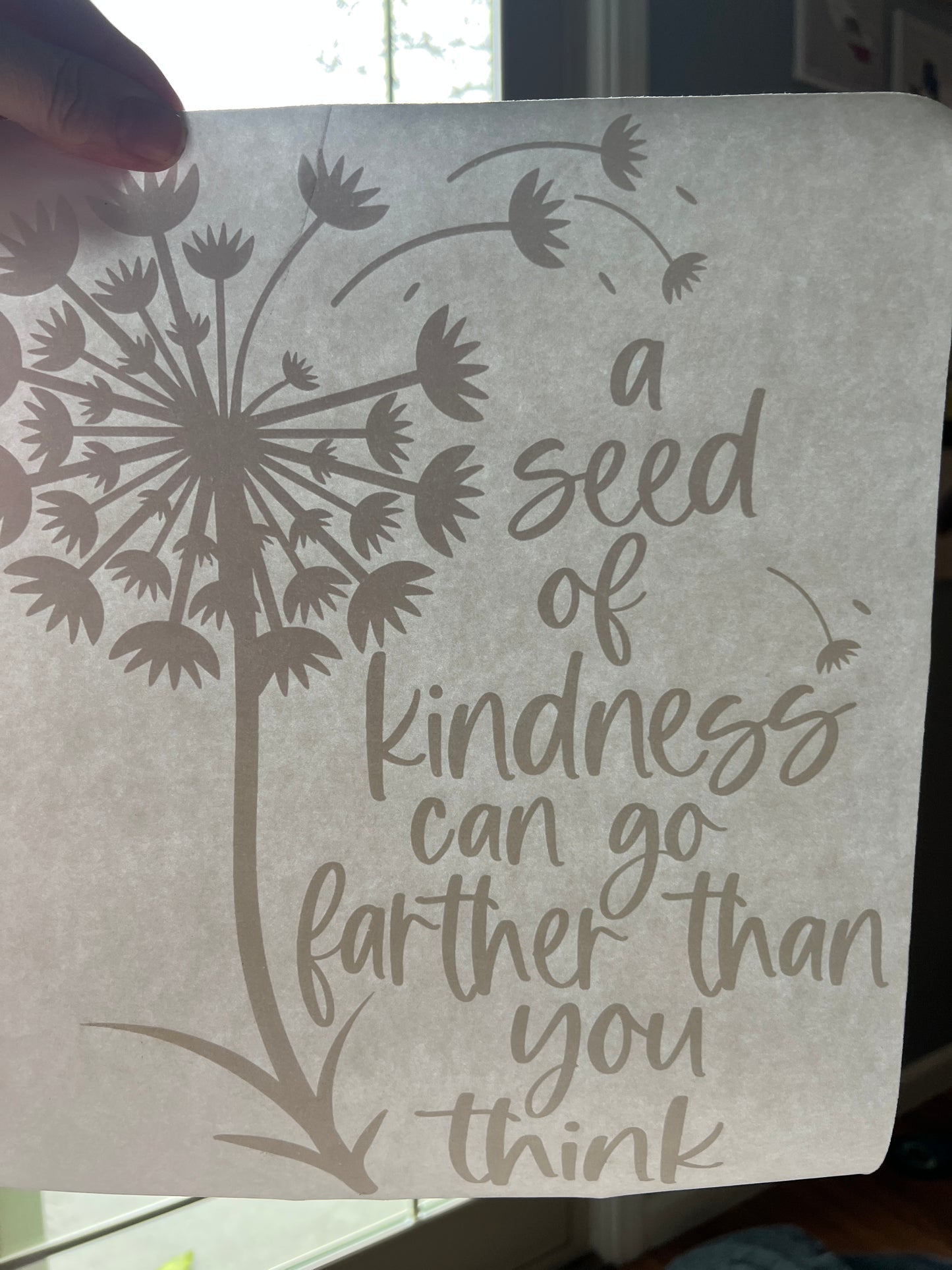 A seed of kindness can go farther than you think (white)