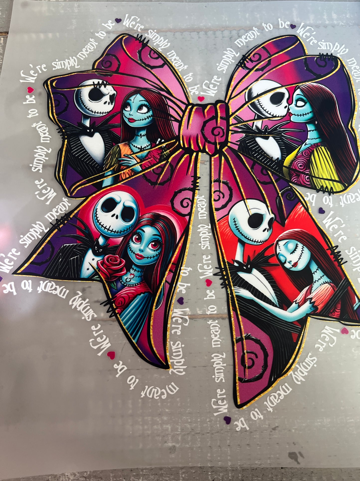 Nightmare before Christmas bow