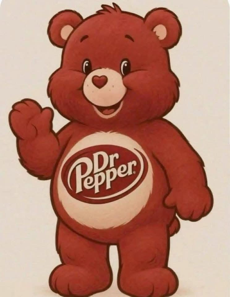 Dr Pepper care bear