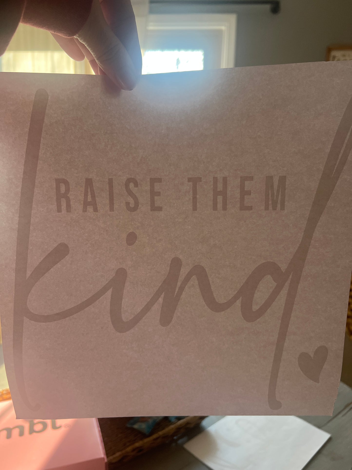 Raise them kind (white)