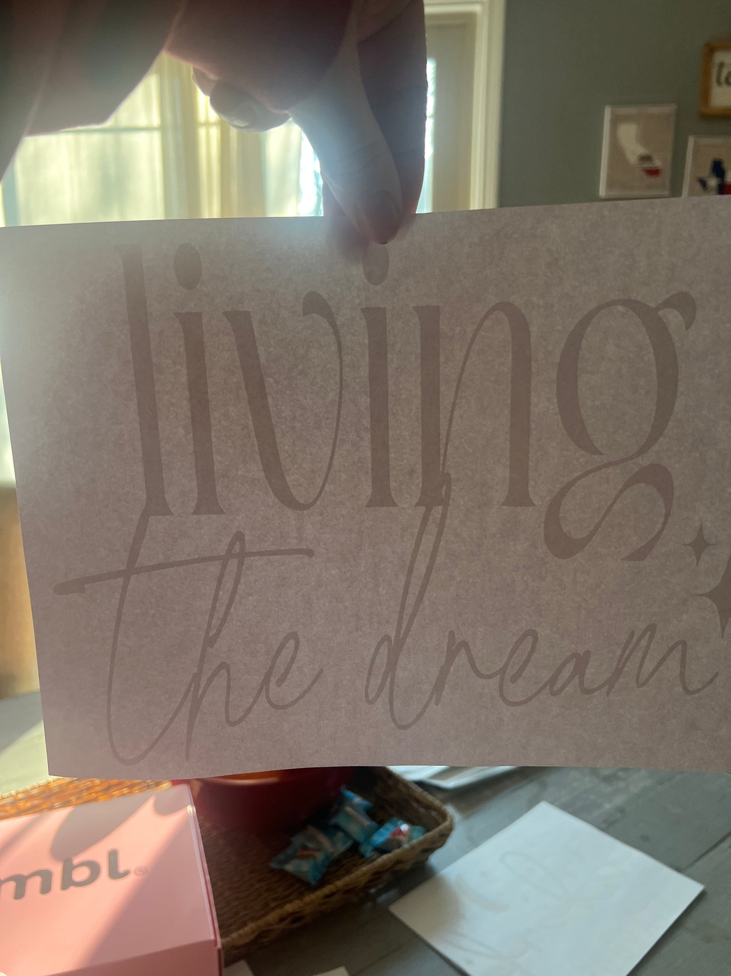 Living the dream (white)