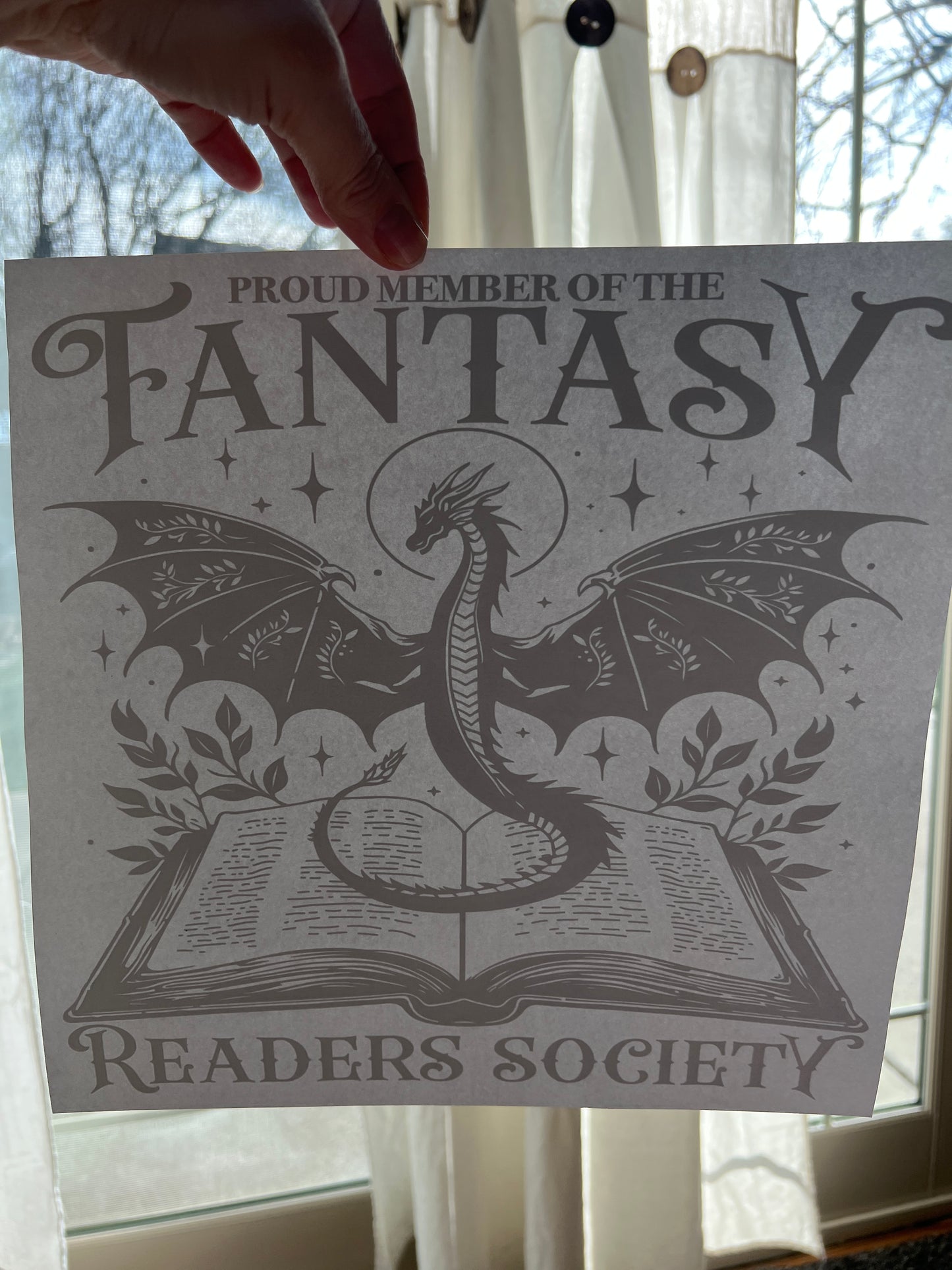 Proud member of the fantasy (black)