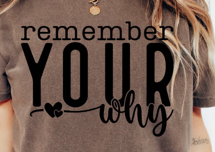 Remember your why
